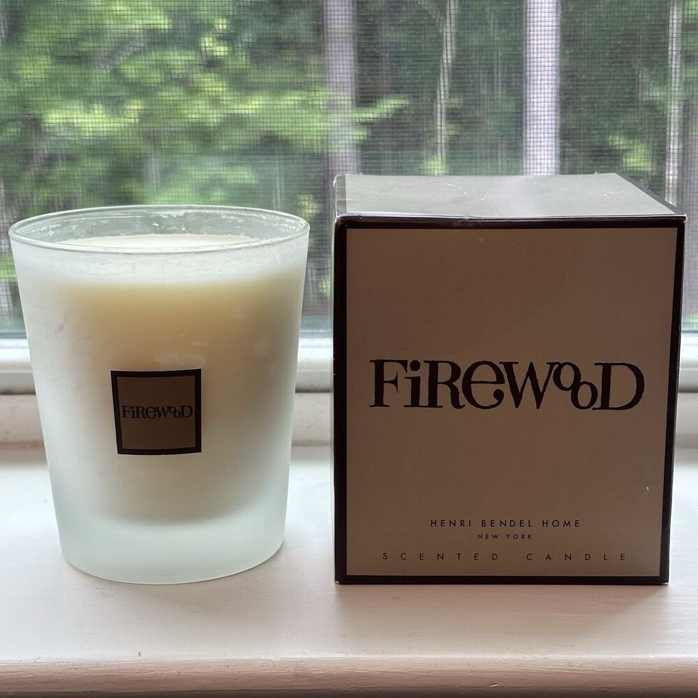 Henri Bendel New York Firewood Scented Candle 10 oz. RARE NIB